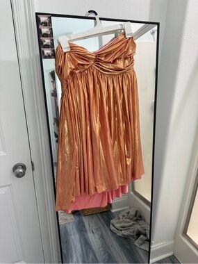 Womens Metallic Party Dress